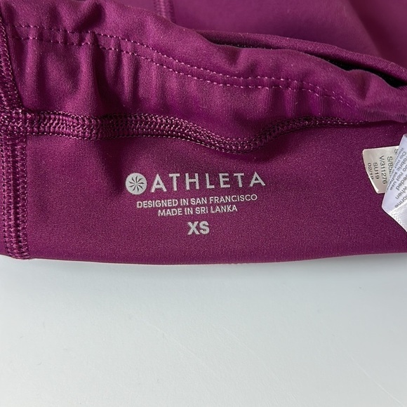Athleta‎ Contender Striped Tux Capri Leggings XS - Picture 6 of 8